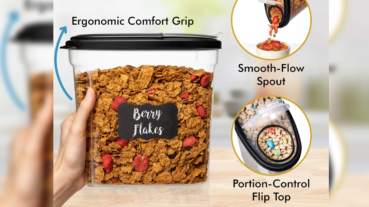 Container Cereales: Keep Cereal Fresh & Organized | Shazo